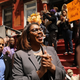 Letitia James joins dozens of healthcare activists protesting in front of a Harlem charter school before the expected visit of House Speaker Paul Ryan on May 9, 2017, in New York City.